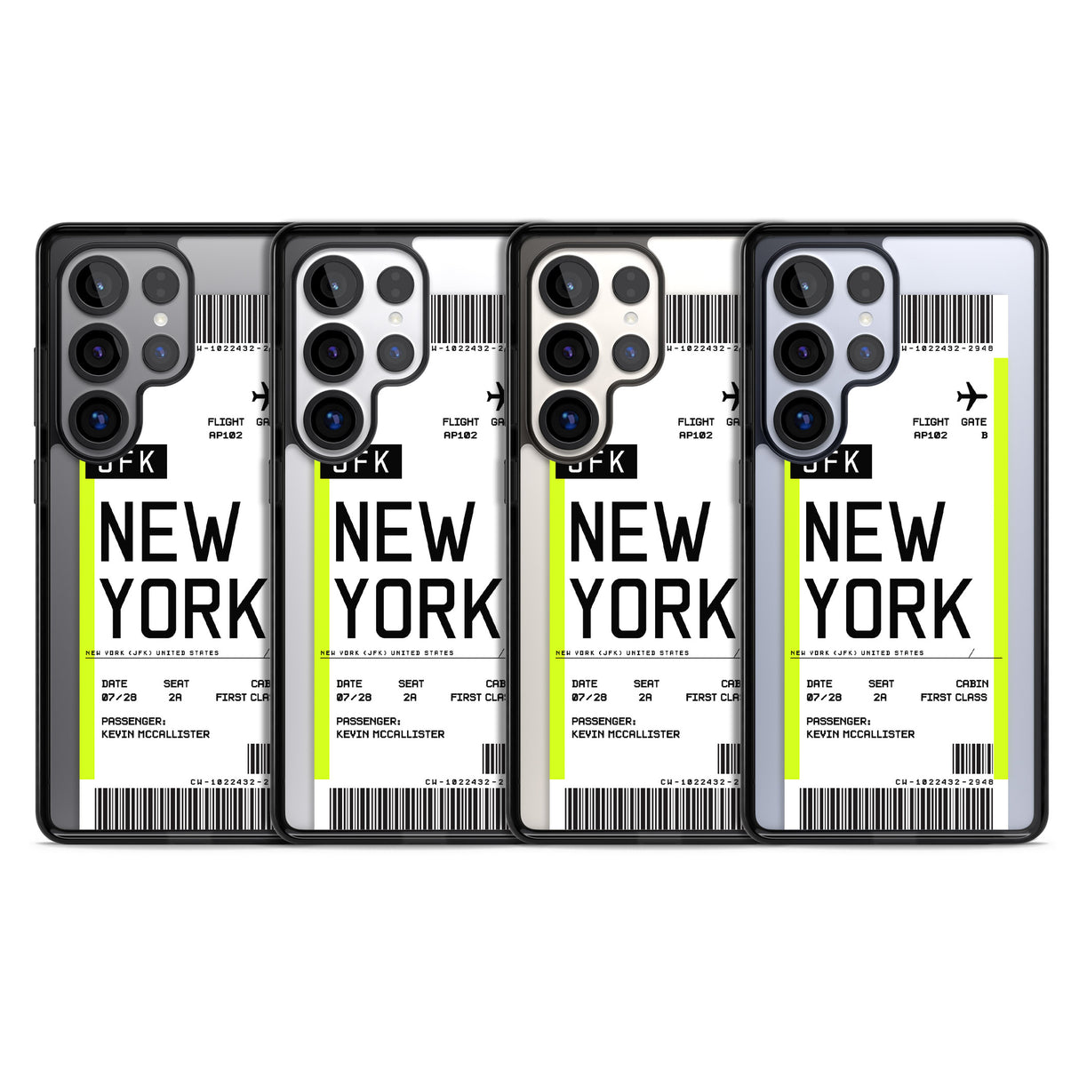 Personalised New York Boarding Pass