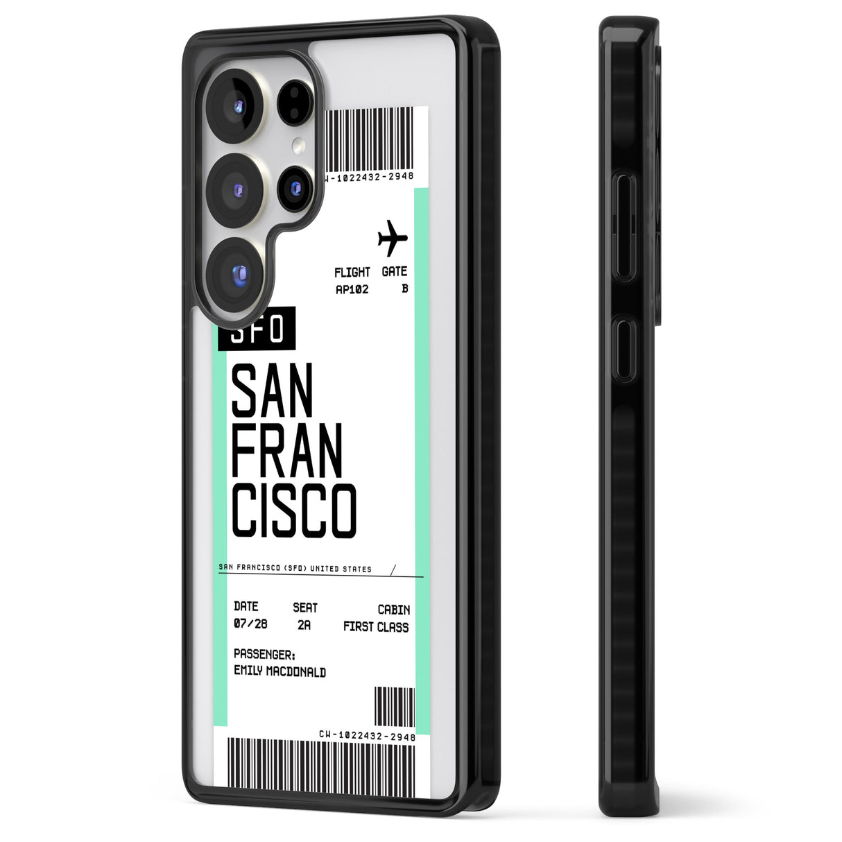 Personalised San Francisco Boarding Pass