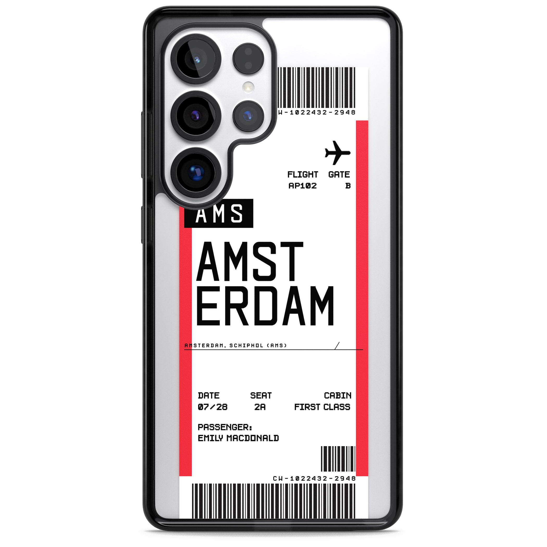 Personalised Amsterdam Boarding Pass