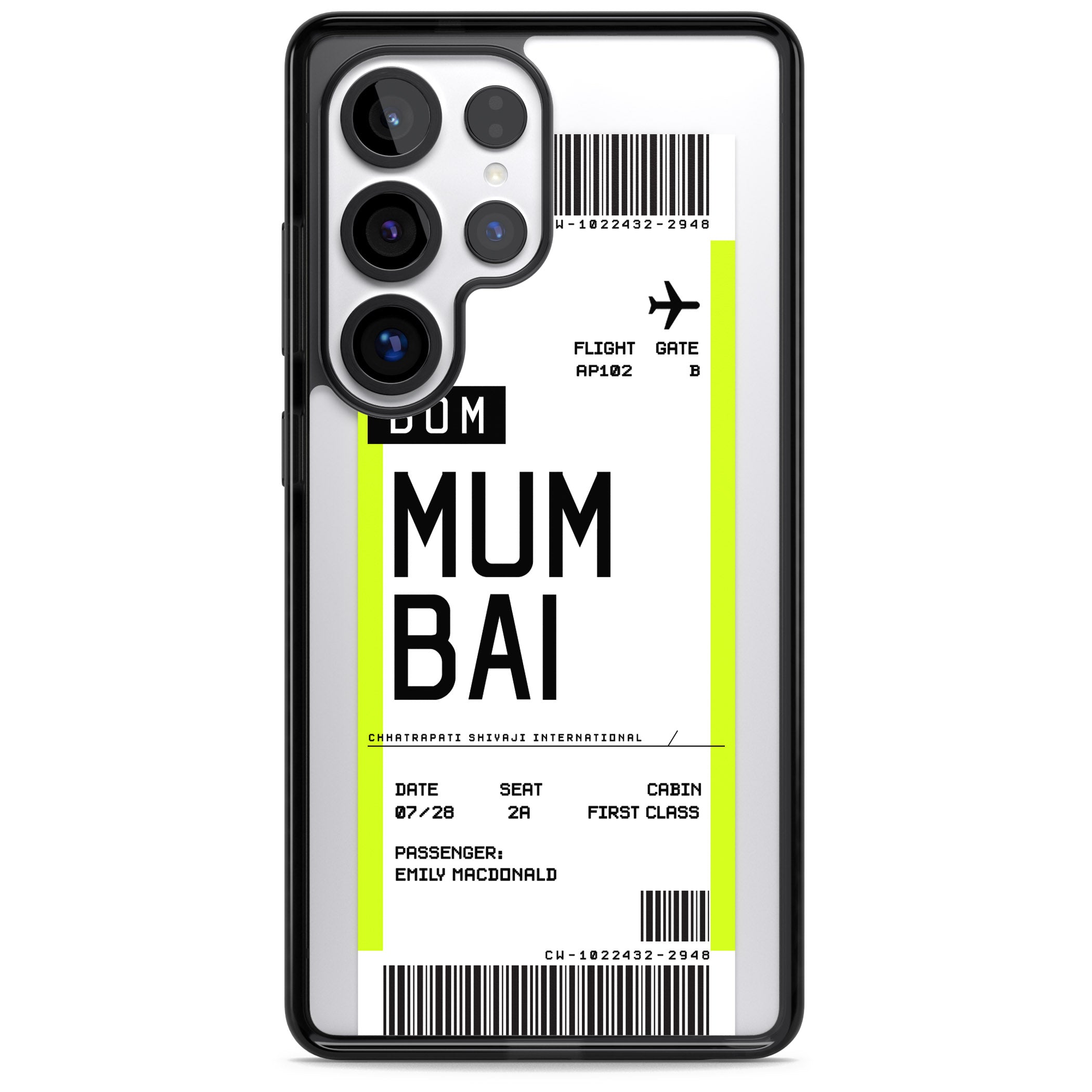 Personalised Mumbai Boarding Pass