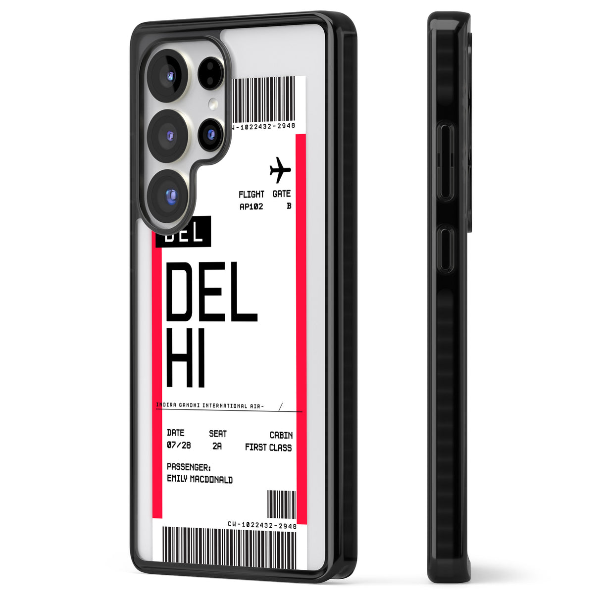 Personalised Delhi Boarding Pass
