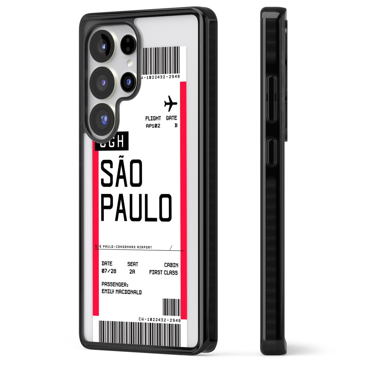 Personalised São Paulo Boarding Pass