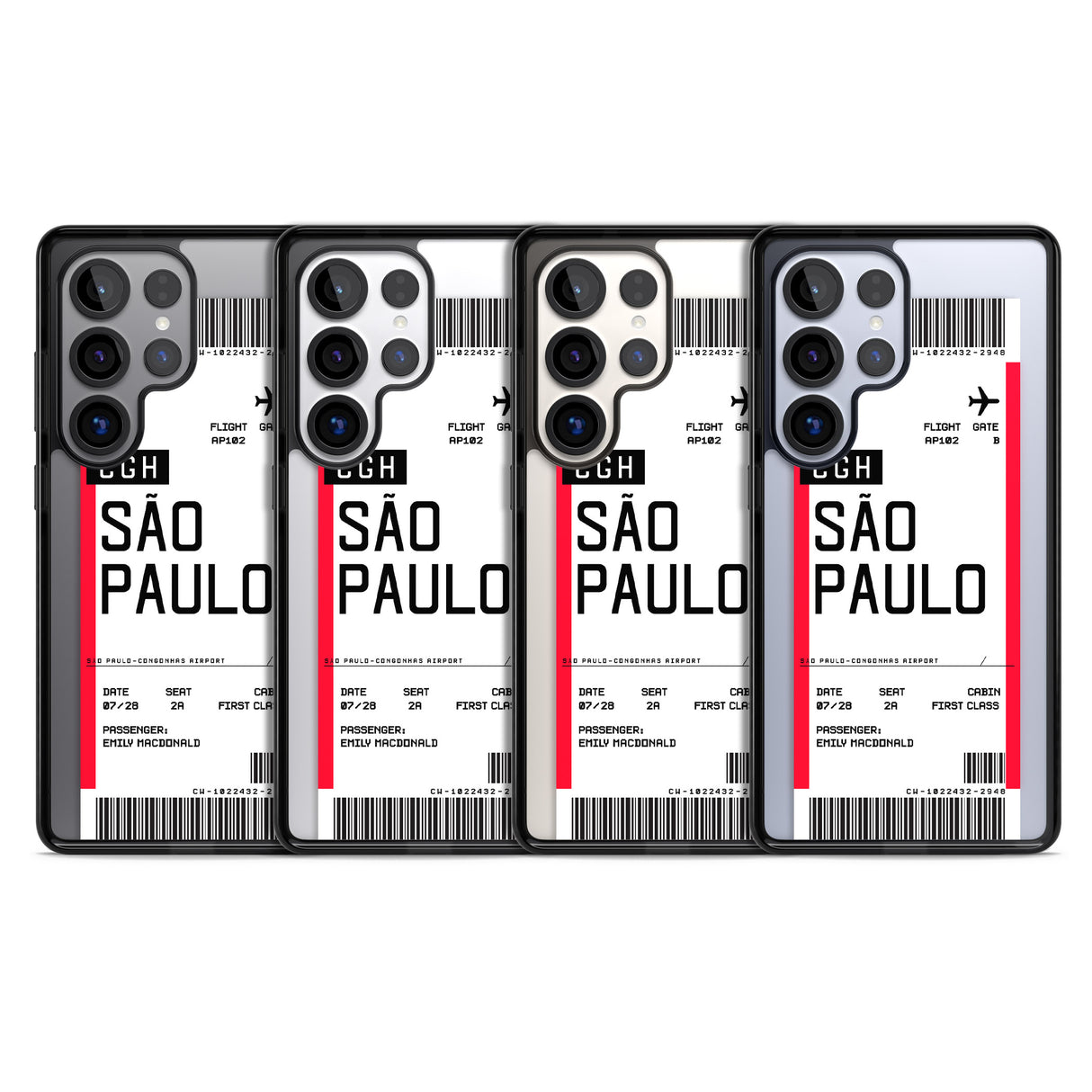 Personalised São Paulo Boarding Pass