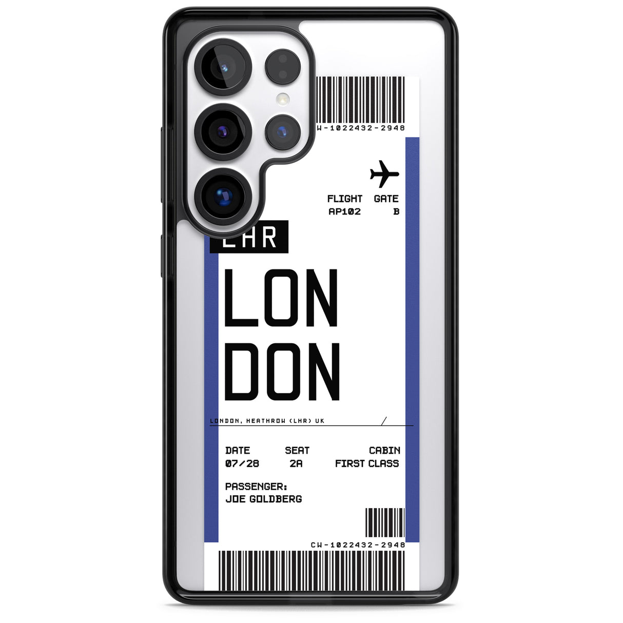 Personalised London Boarding Pass