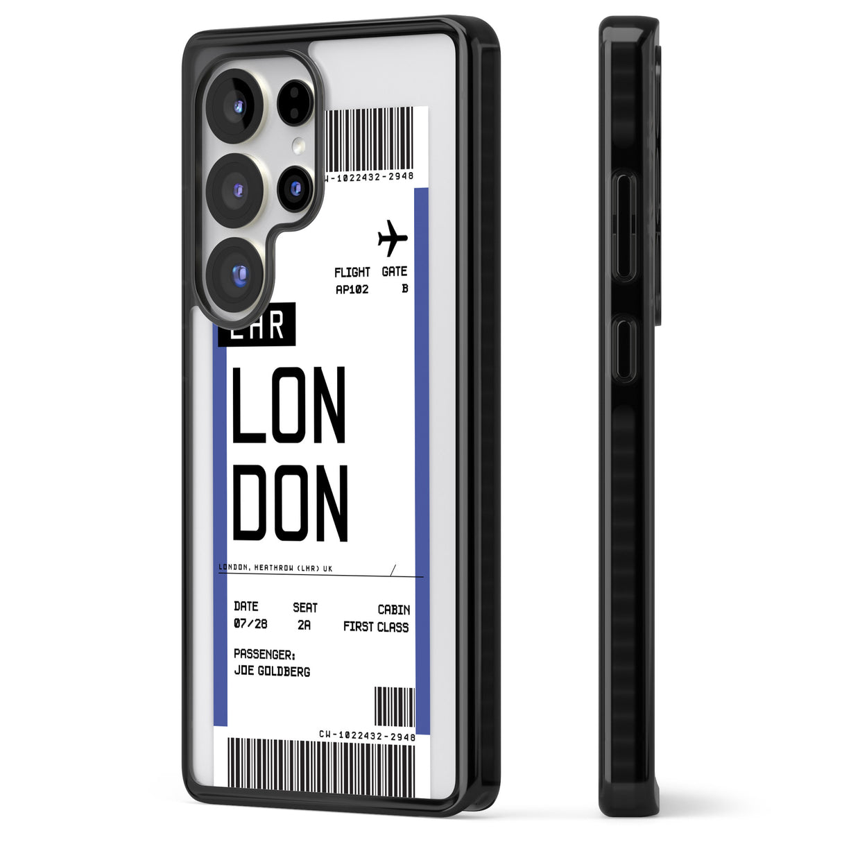 Personalised London Boarding Pass