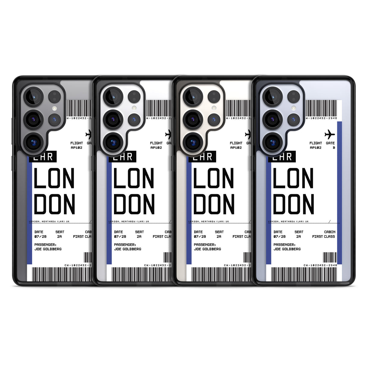 Personalised London Boarding Pass