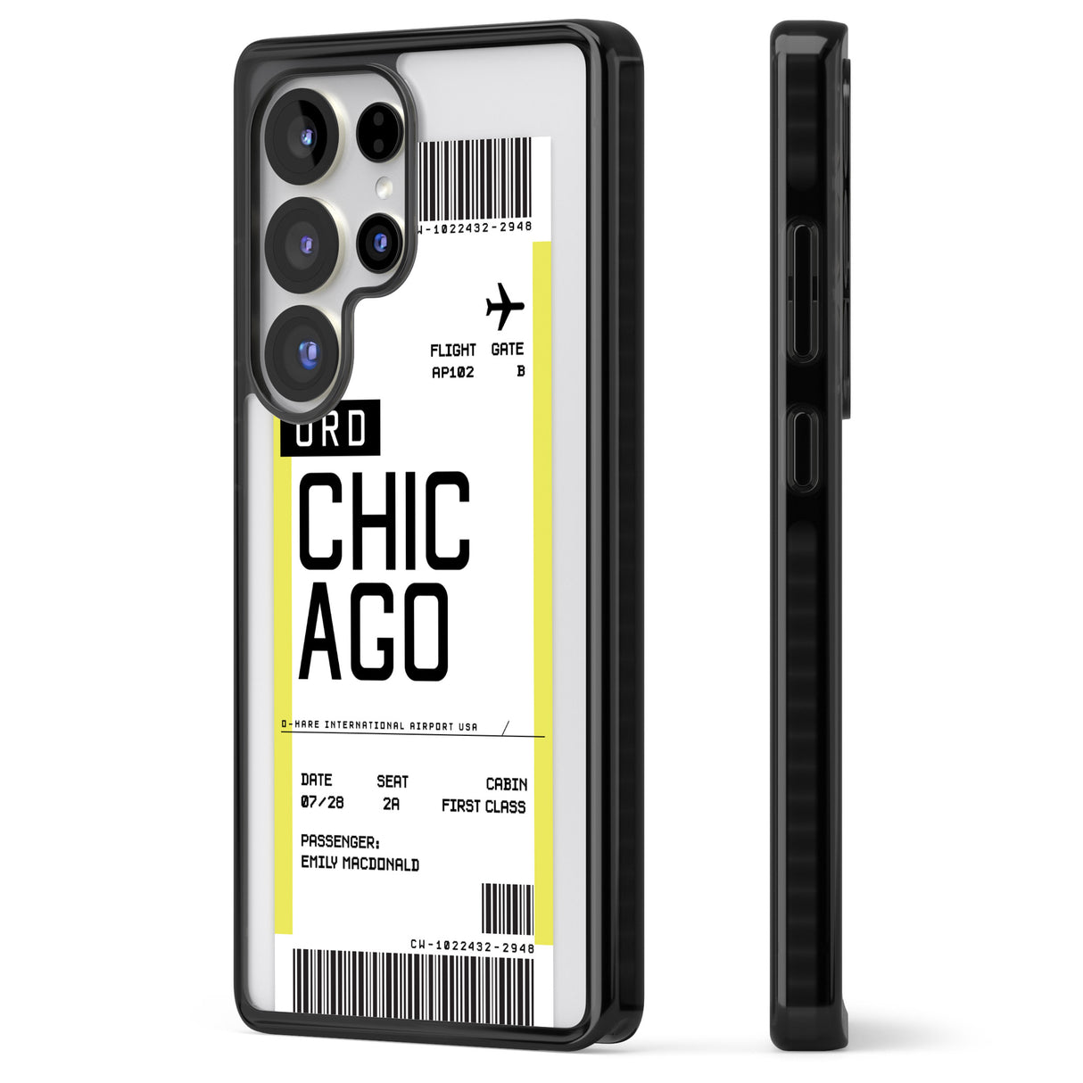 Personalised Chicago Boarding Pass