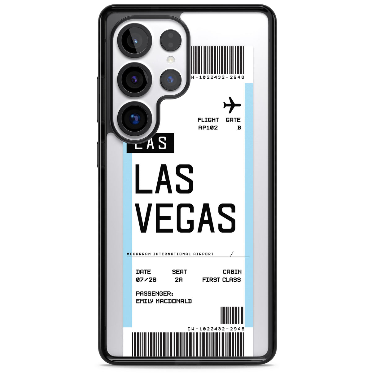 Personalised Las Vegas Boarding Pass