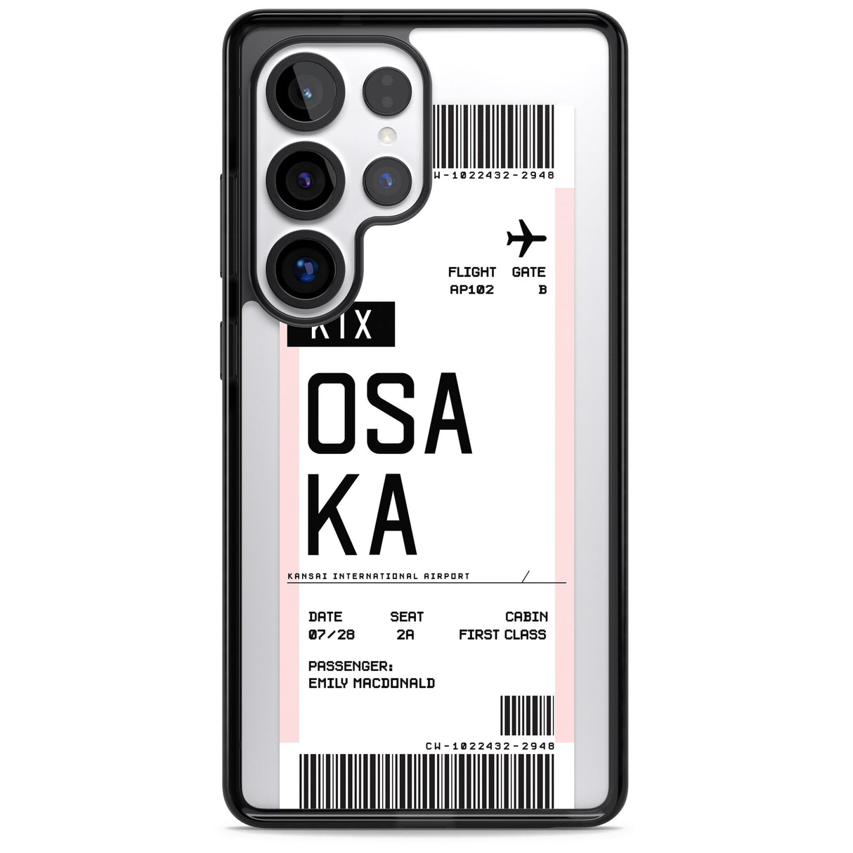 Personalised Osaka Boarding Pass