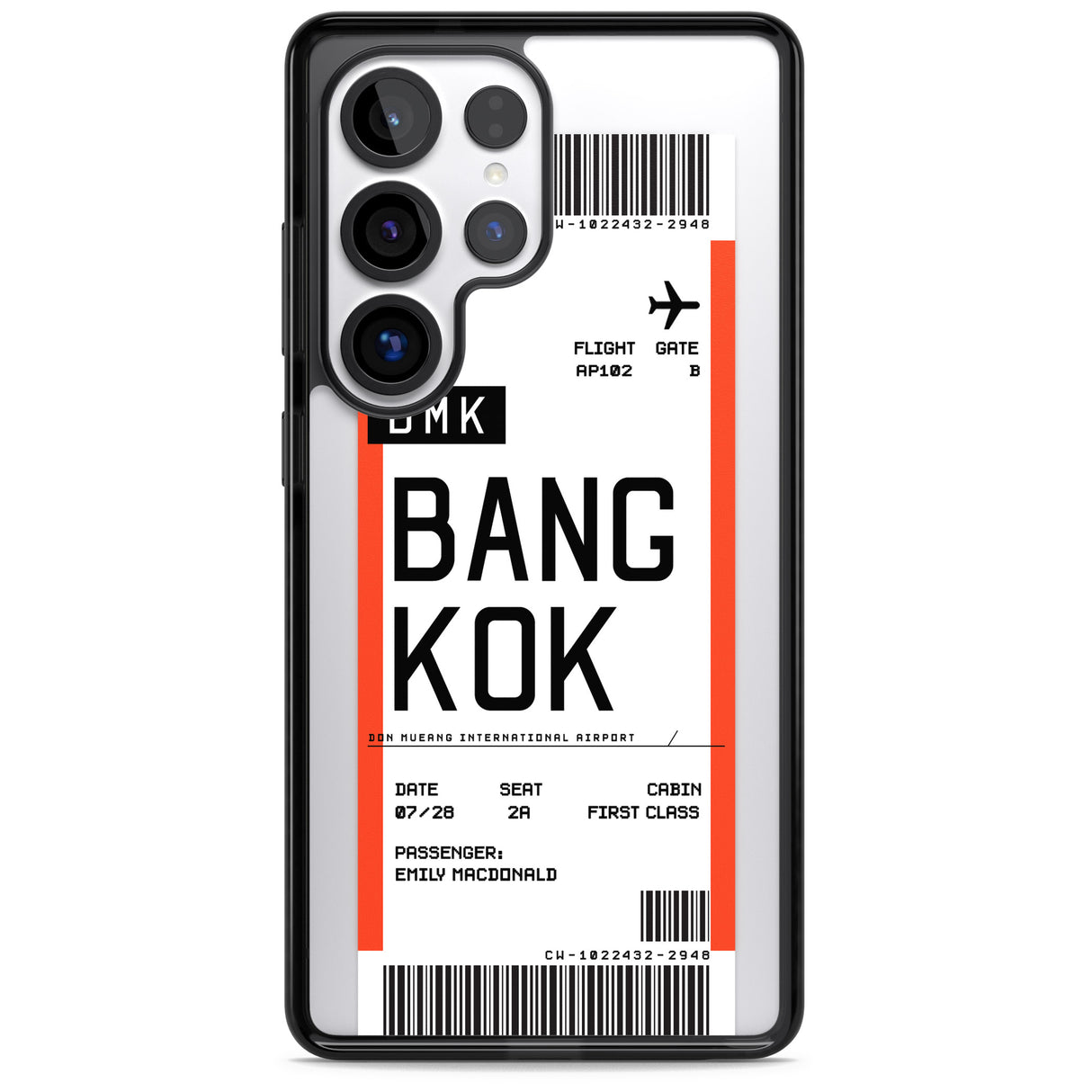 Personalised Bangkok Boarding Pass