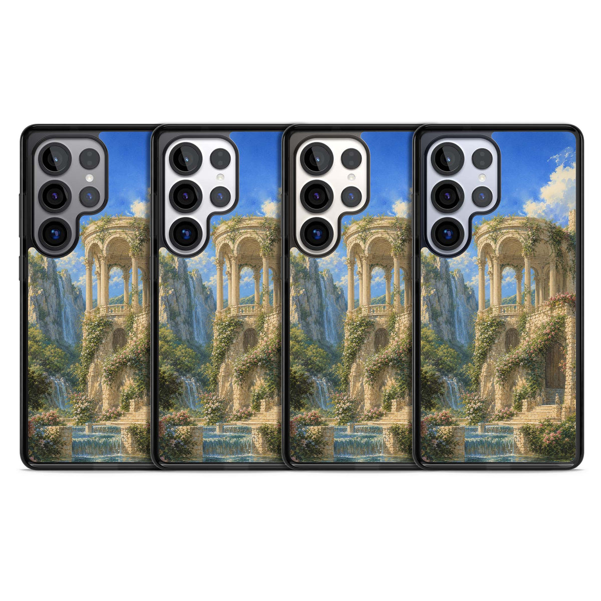 Palace Pavilion fairycore iPhone case | Black Impact case for Samsung Galaxy S25 Ultra