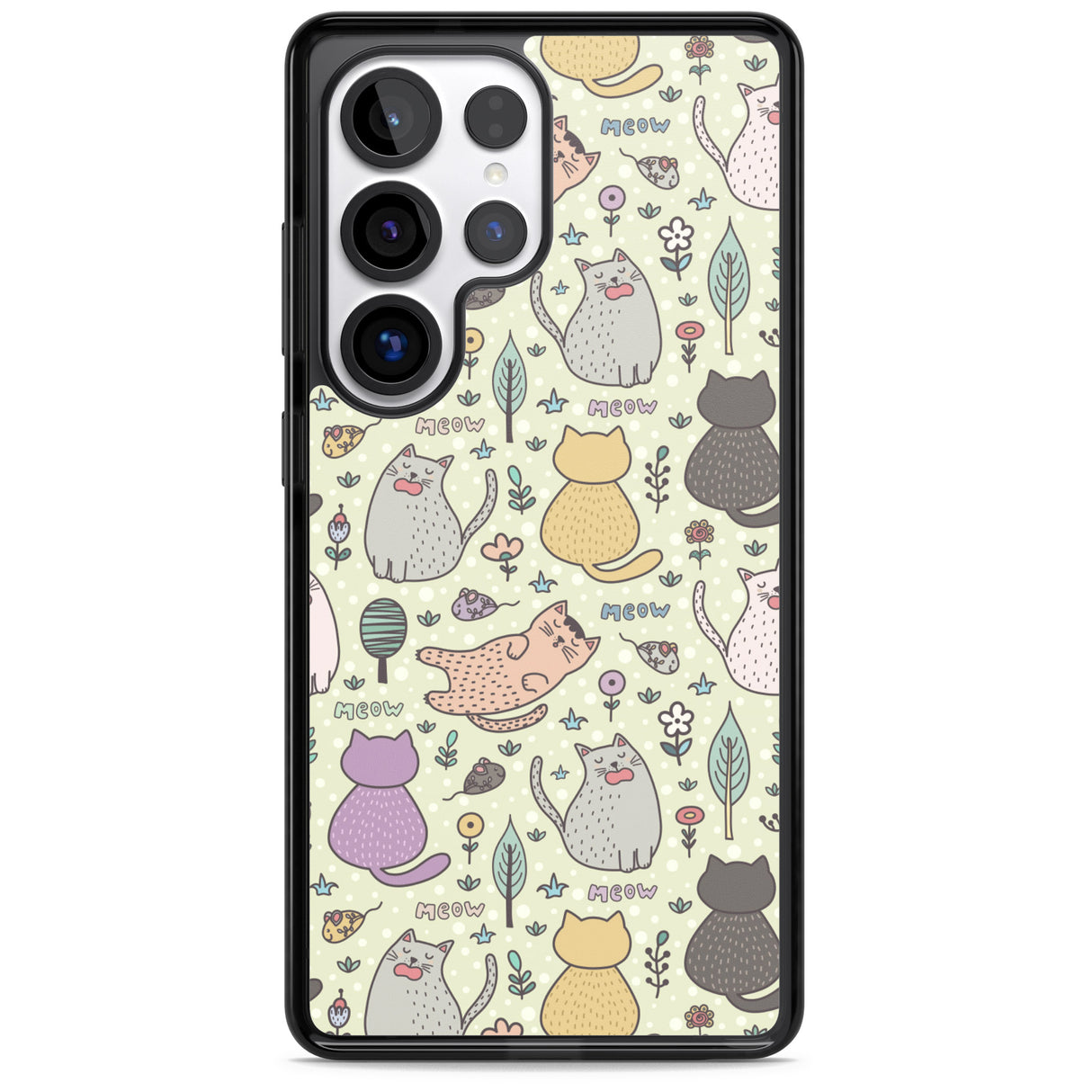 Cat Pattern Cream