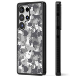 Dark Grey Cat Camouflage Pattern