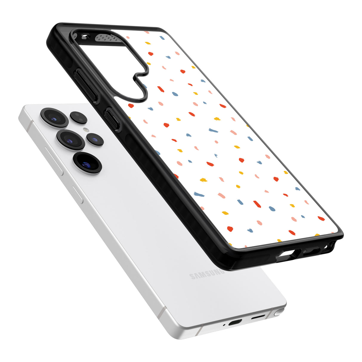 Confetti Print on Solid White