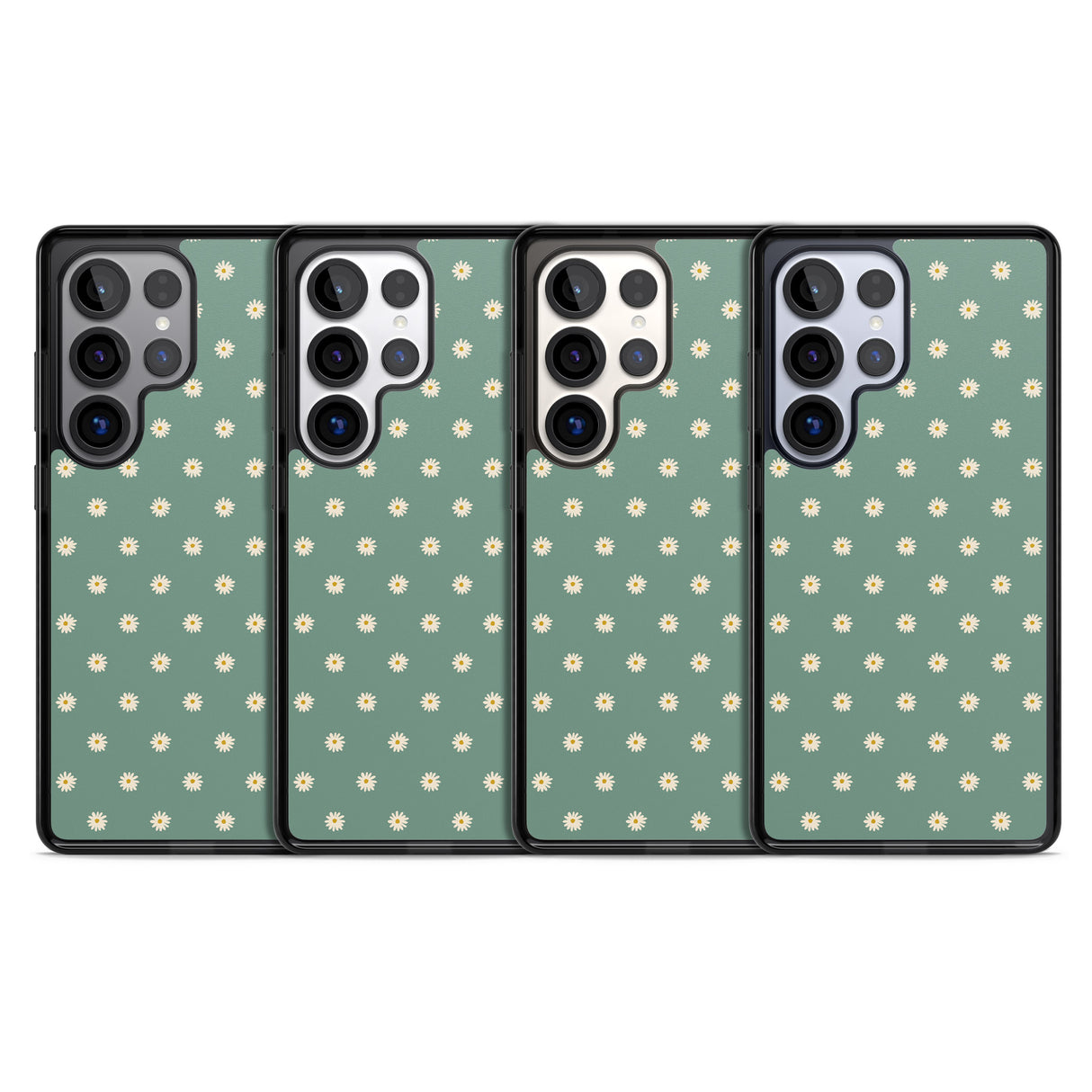 Daisy Pattern Teal Cute Floral