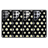 White Daisy Pattern (Black)