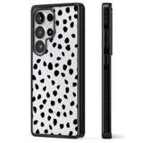 Black on Transparent Dalmatian Polka Dot Spots