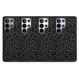 Dark Animal Print Pattern Small Leopard