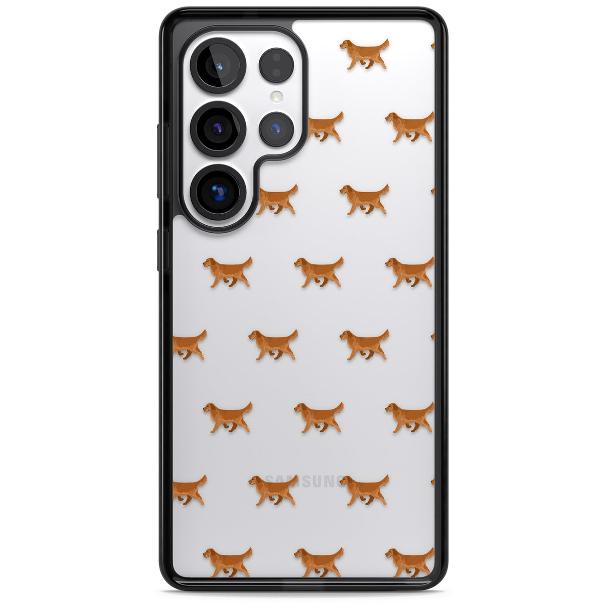 Golden Retriever Dog Pattern Clear