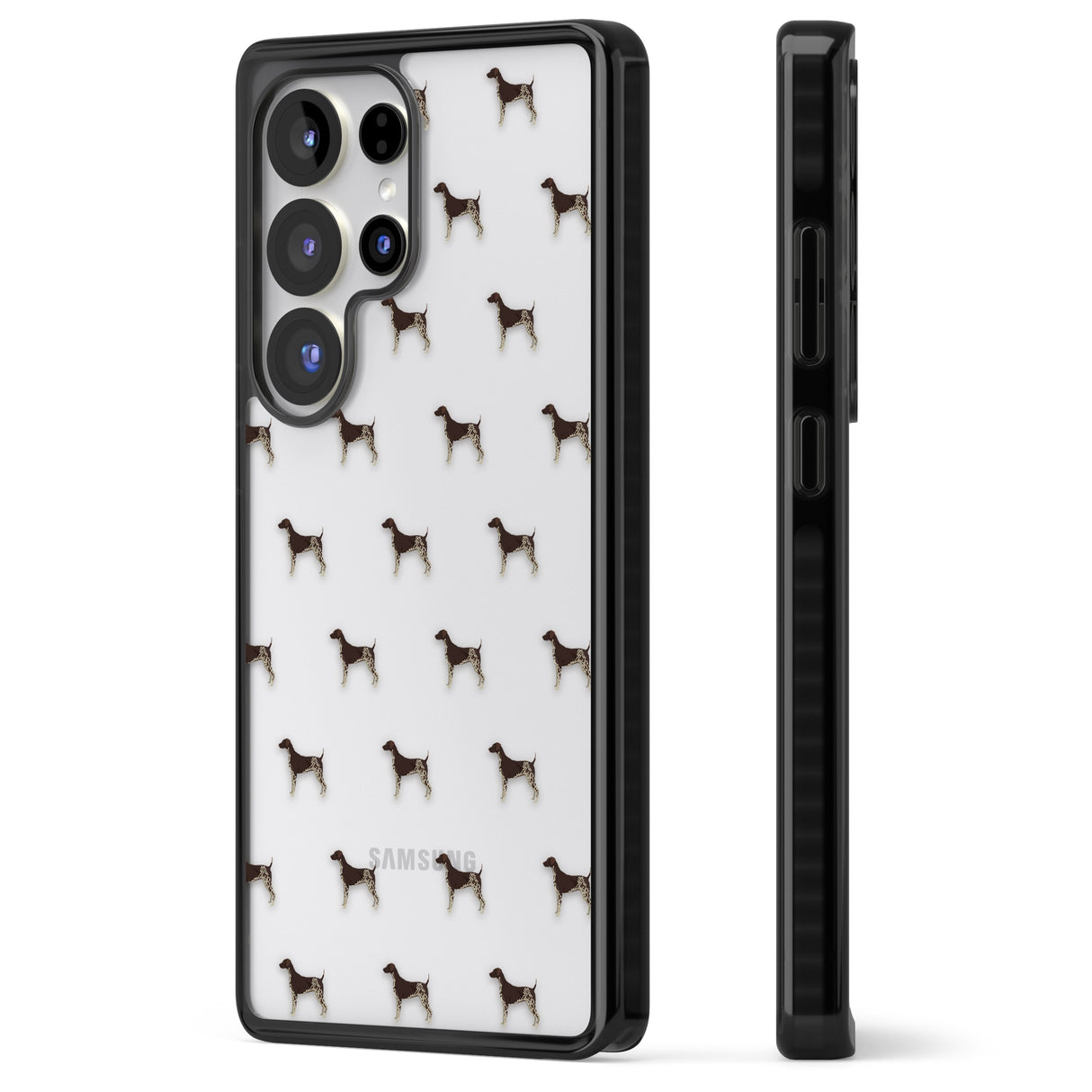 German Shorthaired Pointer Dog Pattern Clear