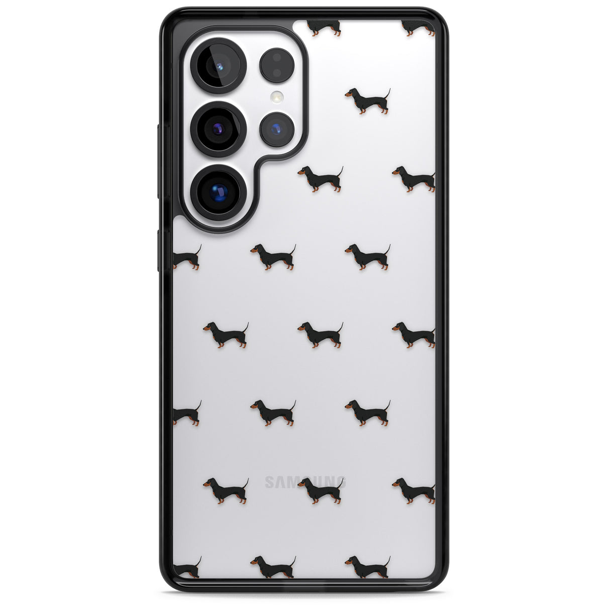 Dachshund Dog Pattern Clear