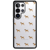 Border Terrier Dog Pattern Clear