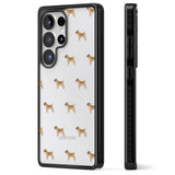 Border Terrier Dog Pattern Clear