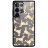 Yellow Labrador Watercolour Dog Pattern