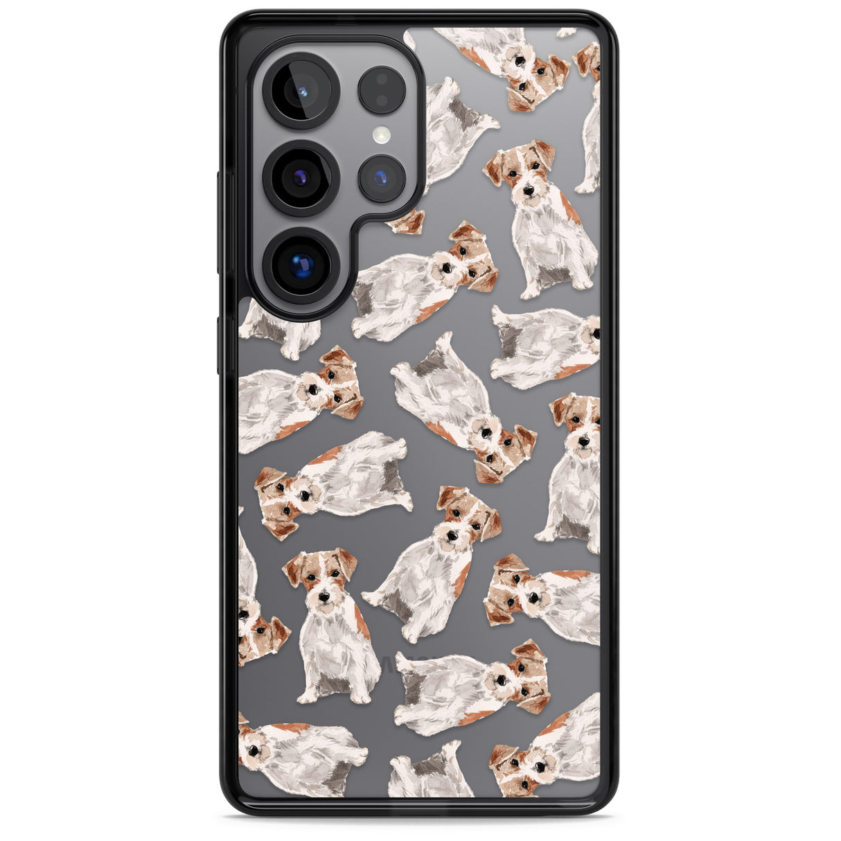 Wirehaired Jack Russell Watercolour Dog Pattern