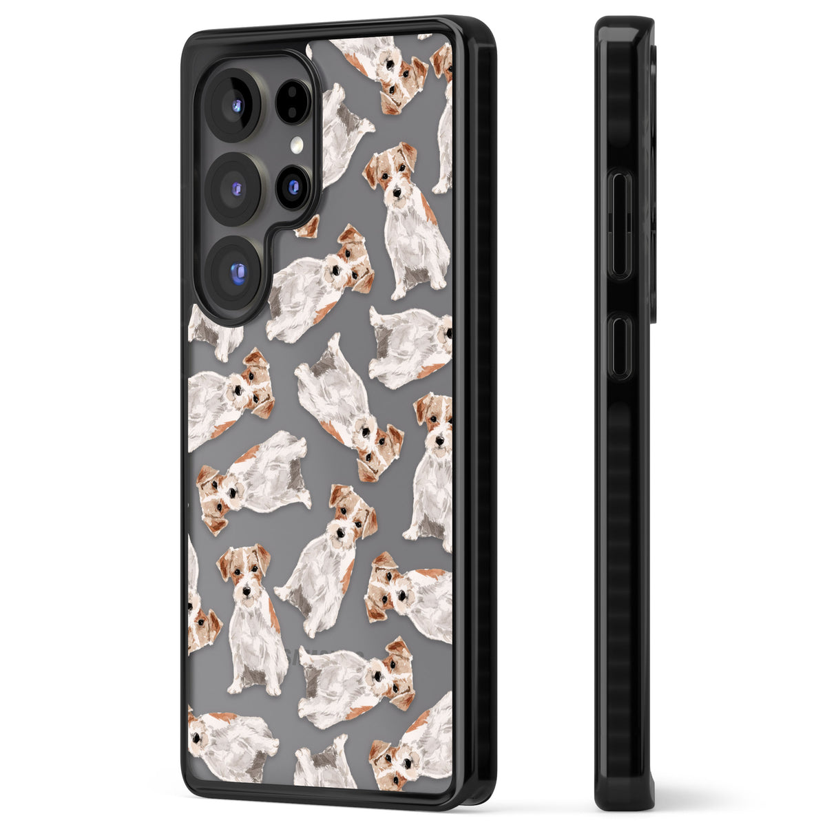 Wirehaired Jack Russell Watercolour Dog Pattern