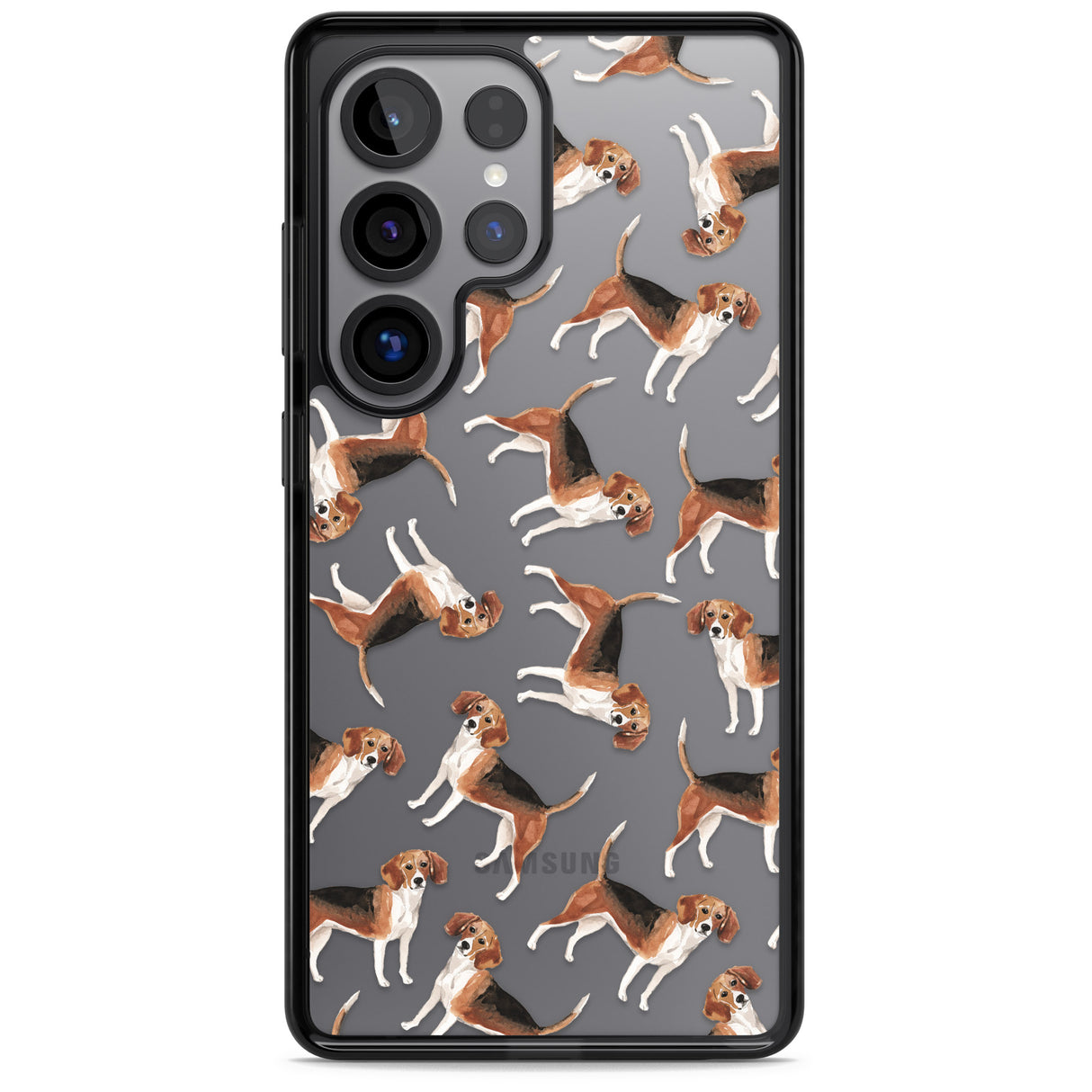 Beagle Watercolour Dog Pattern