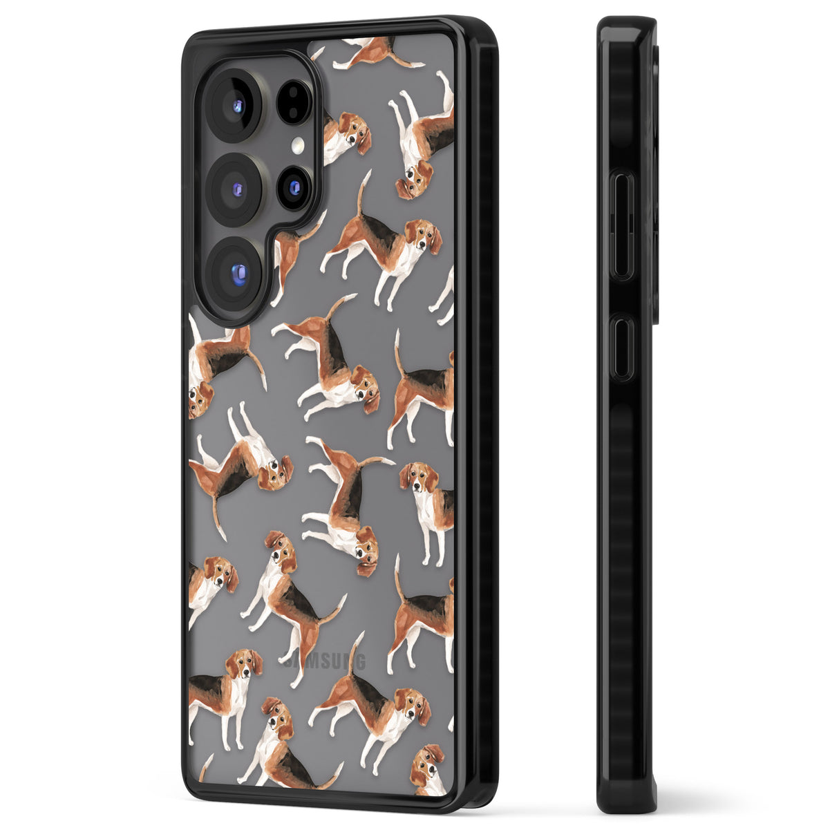 Beagle Watercolour Dog Pattern