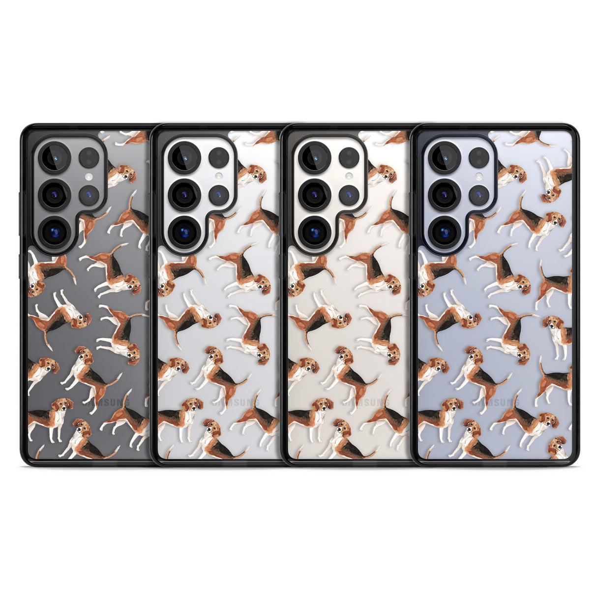 Beagle Watercolour Dog Pattern