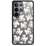 Bichon Frise Watercolour Dog Pattern