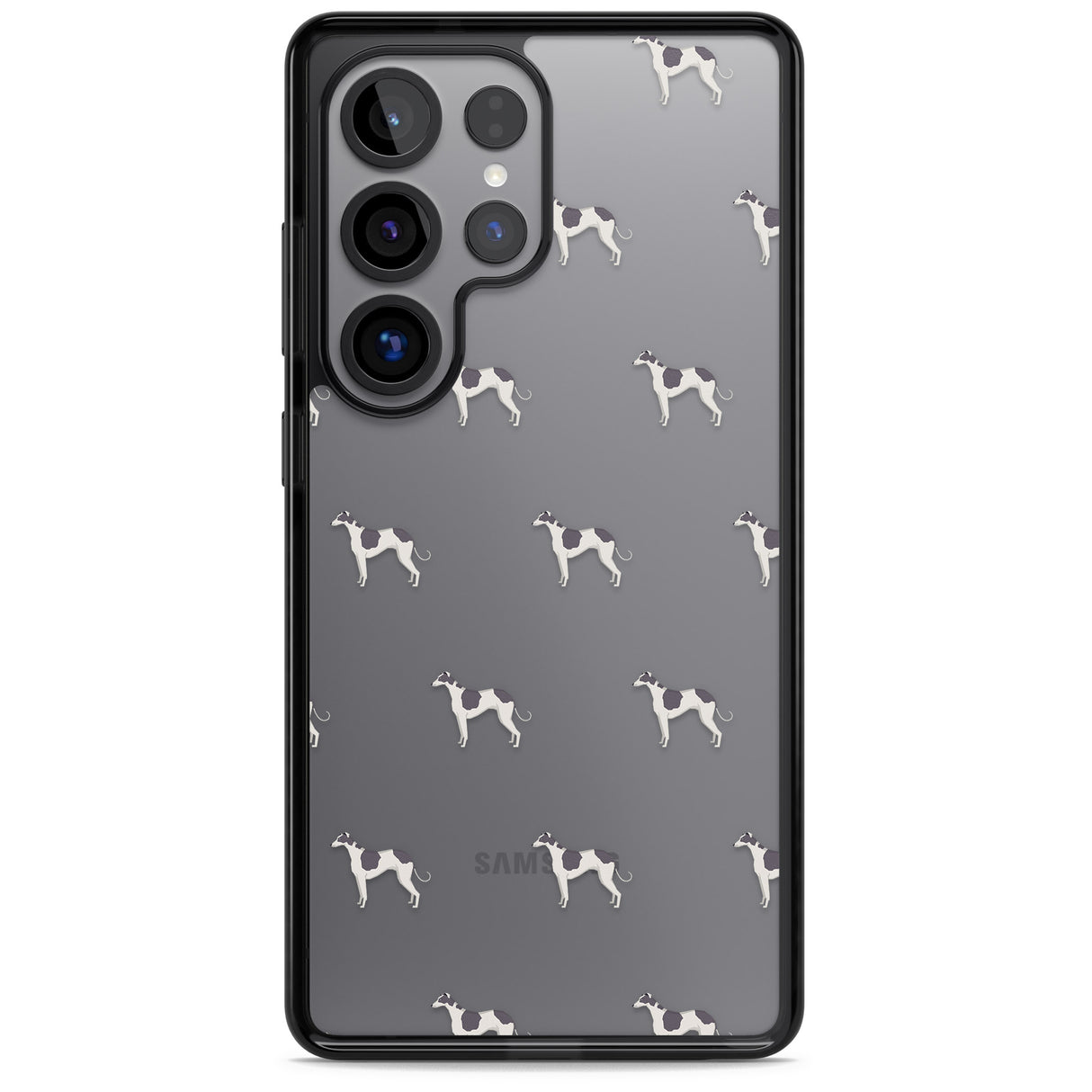 Greyhound Dog Pattern Clear