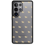 Tan Labrador Dog Pattern Clear