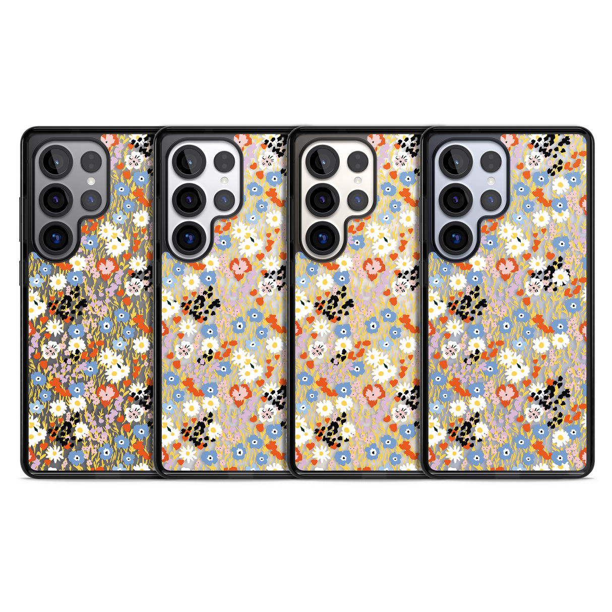 Busy Floral Mix: Transparent
