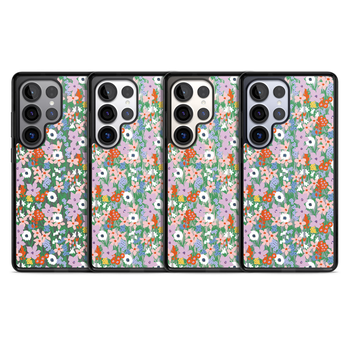 Jazzy Floral Mix: Transparent