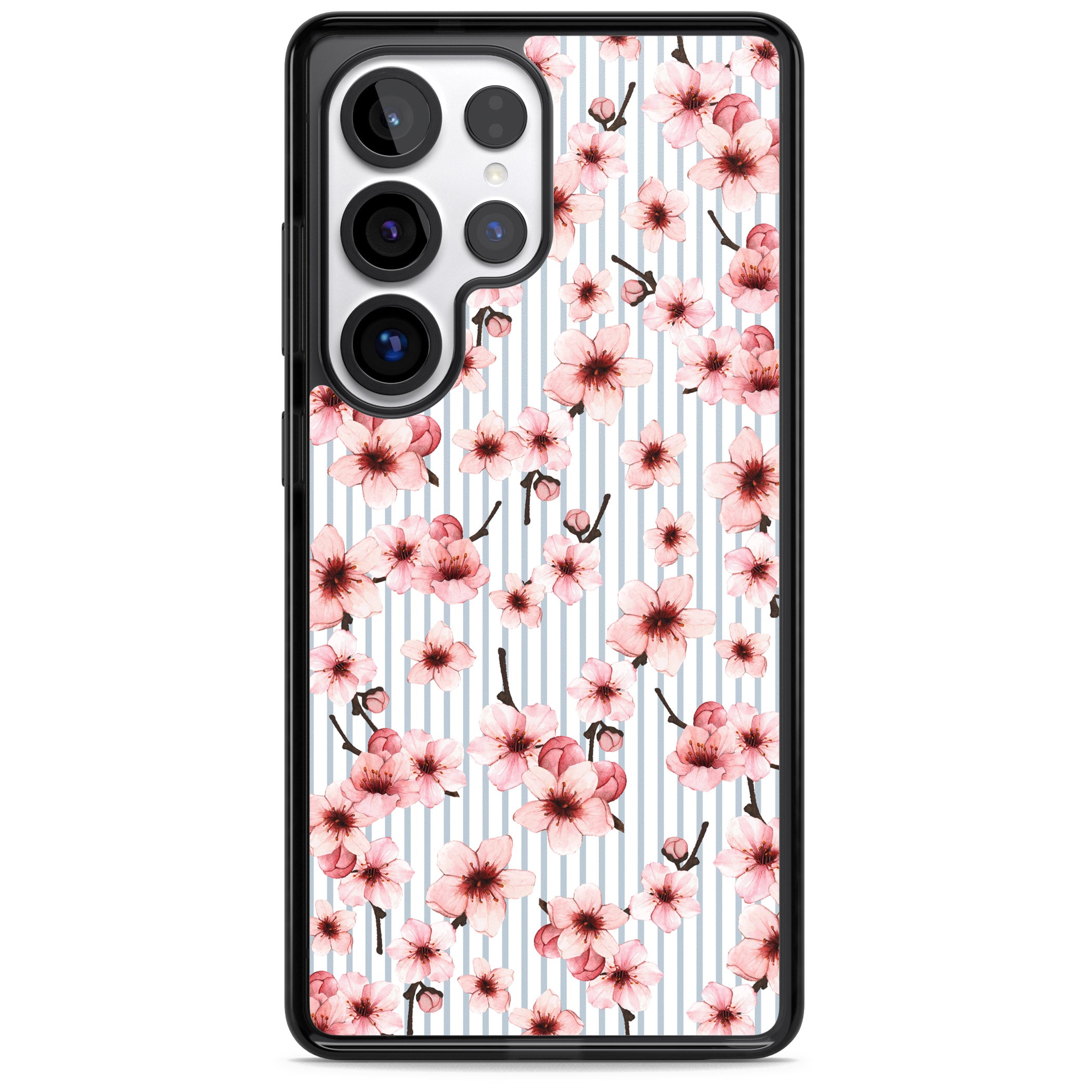 Cherry Blossoms Striped