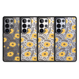 Yellow Blossoms Transparent Floral