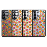 Blood Orange Fruit Pattern Transparent