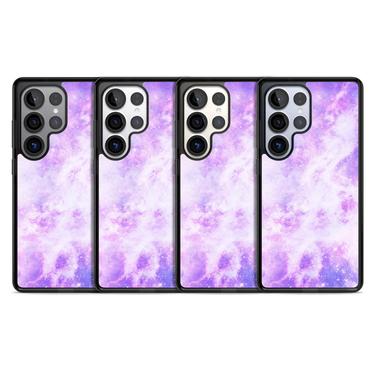 Purple Galaxy Pattern Design