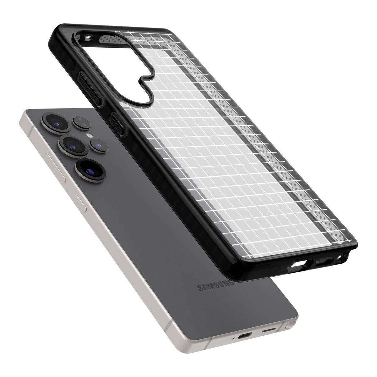 Simplistic Small Grid Designs White (Transparent)