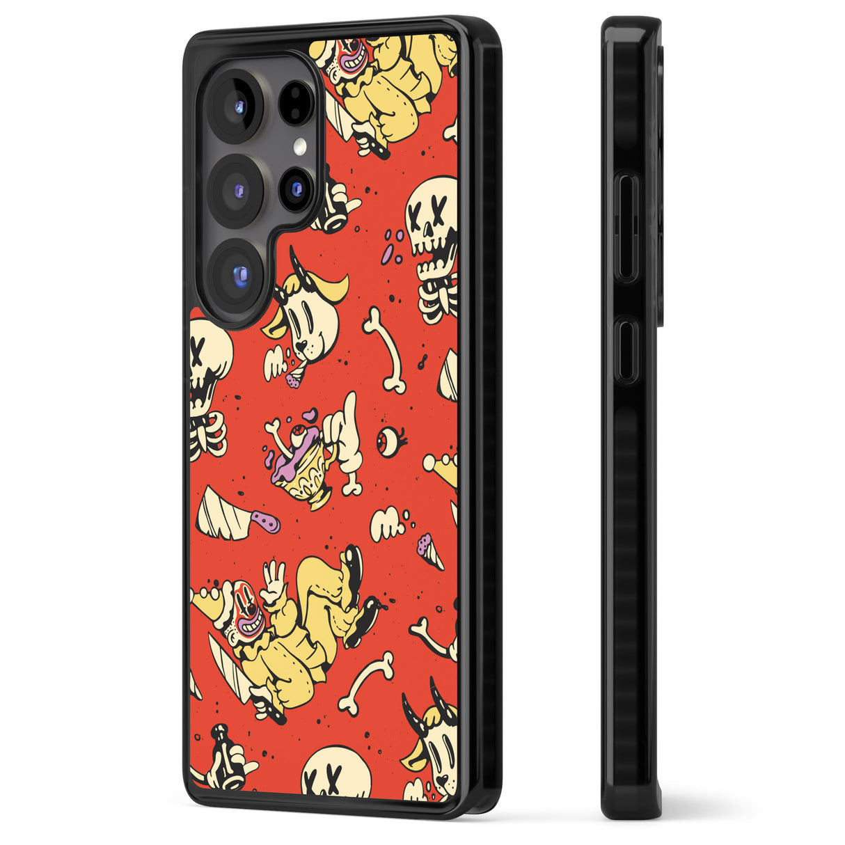 Red Retro Halloween Pattern