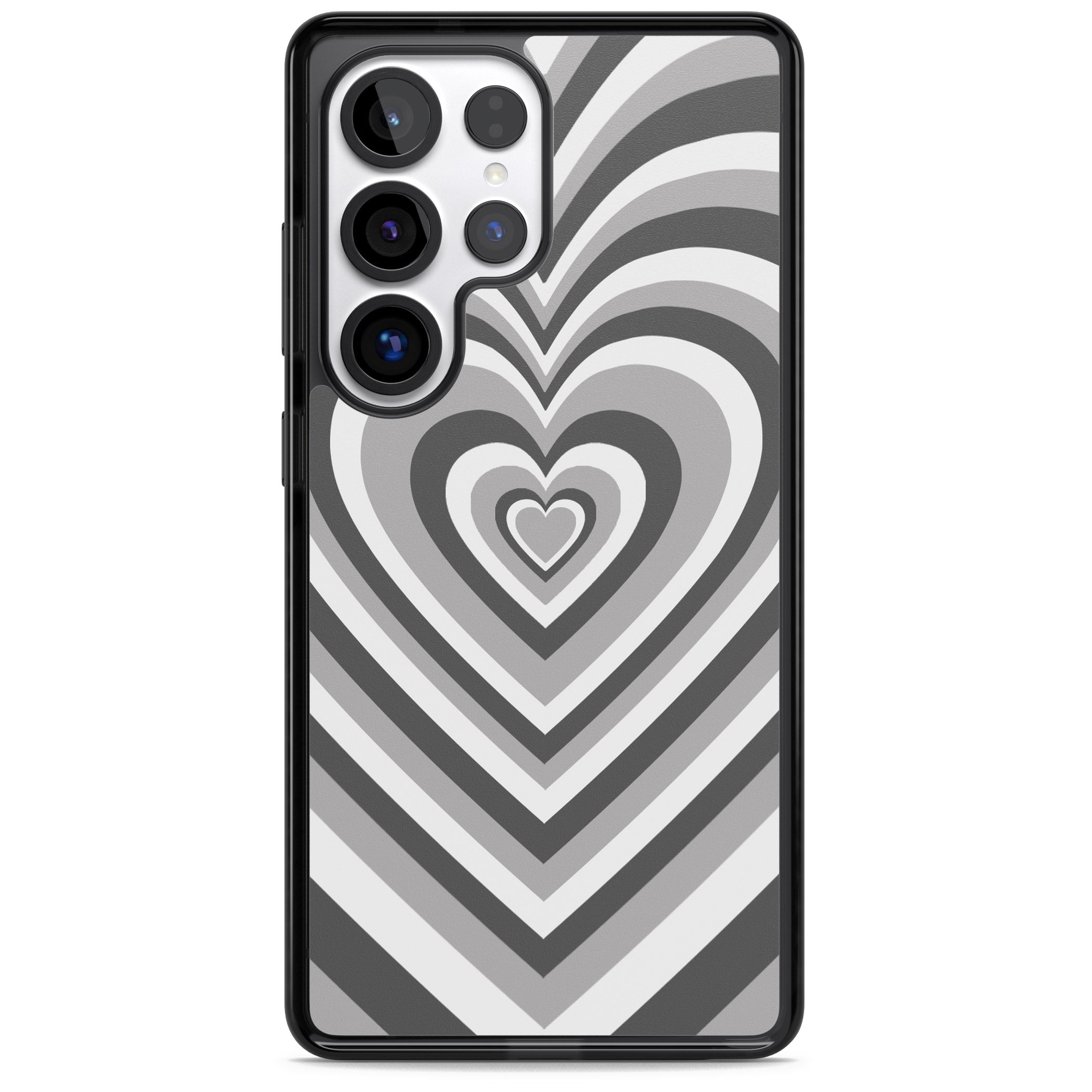 Monochrome Heart Illusion