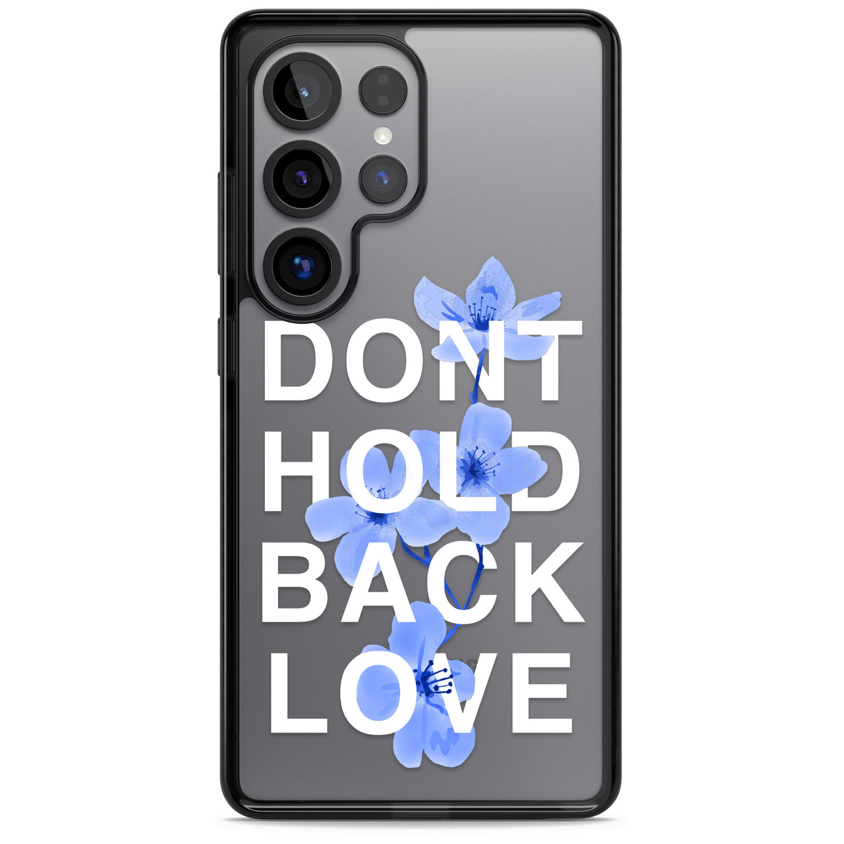 Don't Hold Back Love - Blue & White