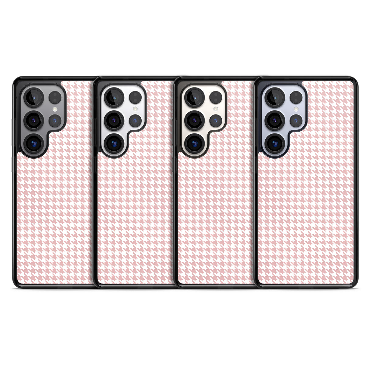 Pink Houndstooth Pattern