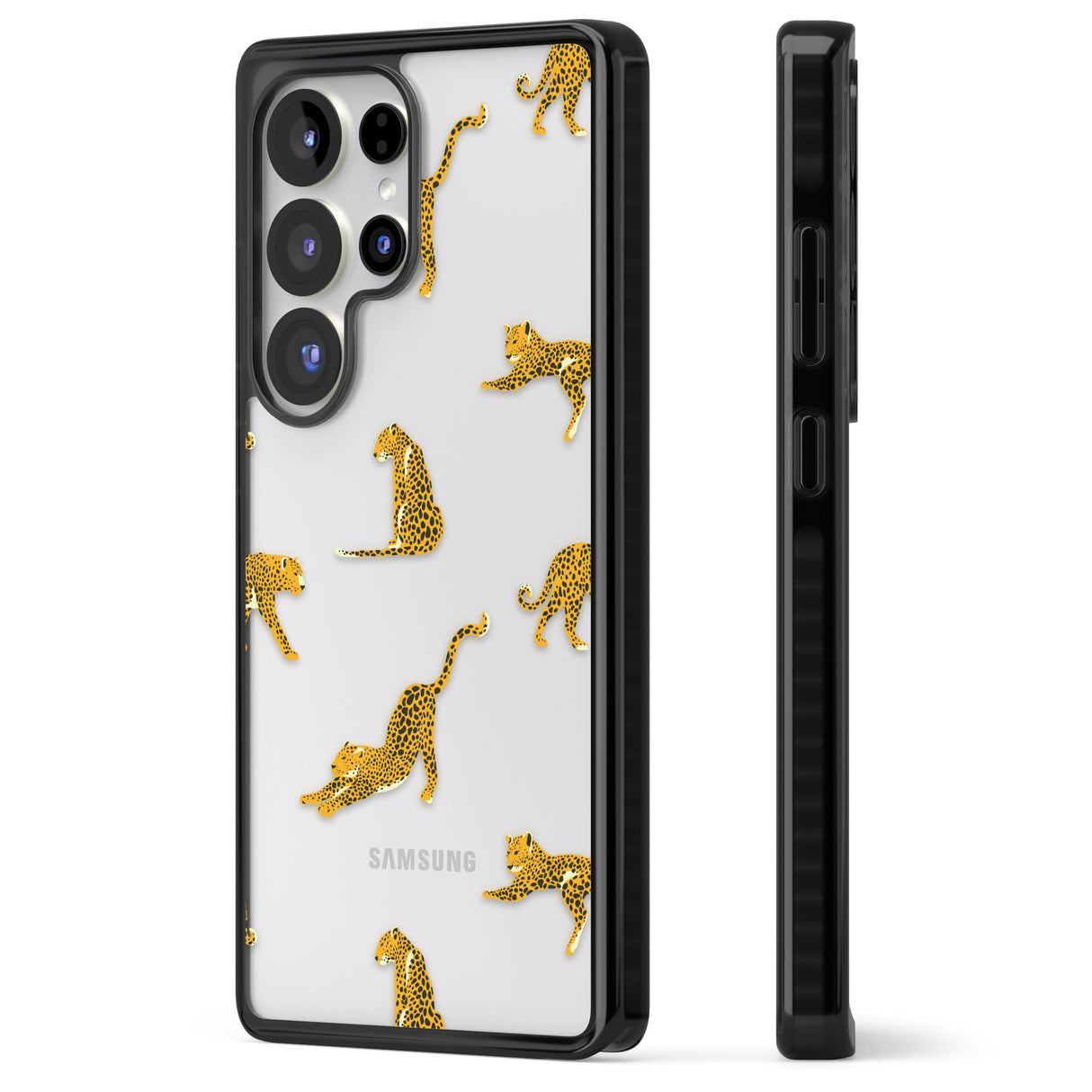 Clear Jaguar Jungle Cat Pattern