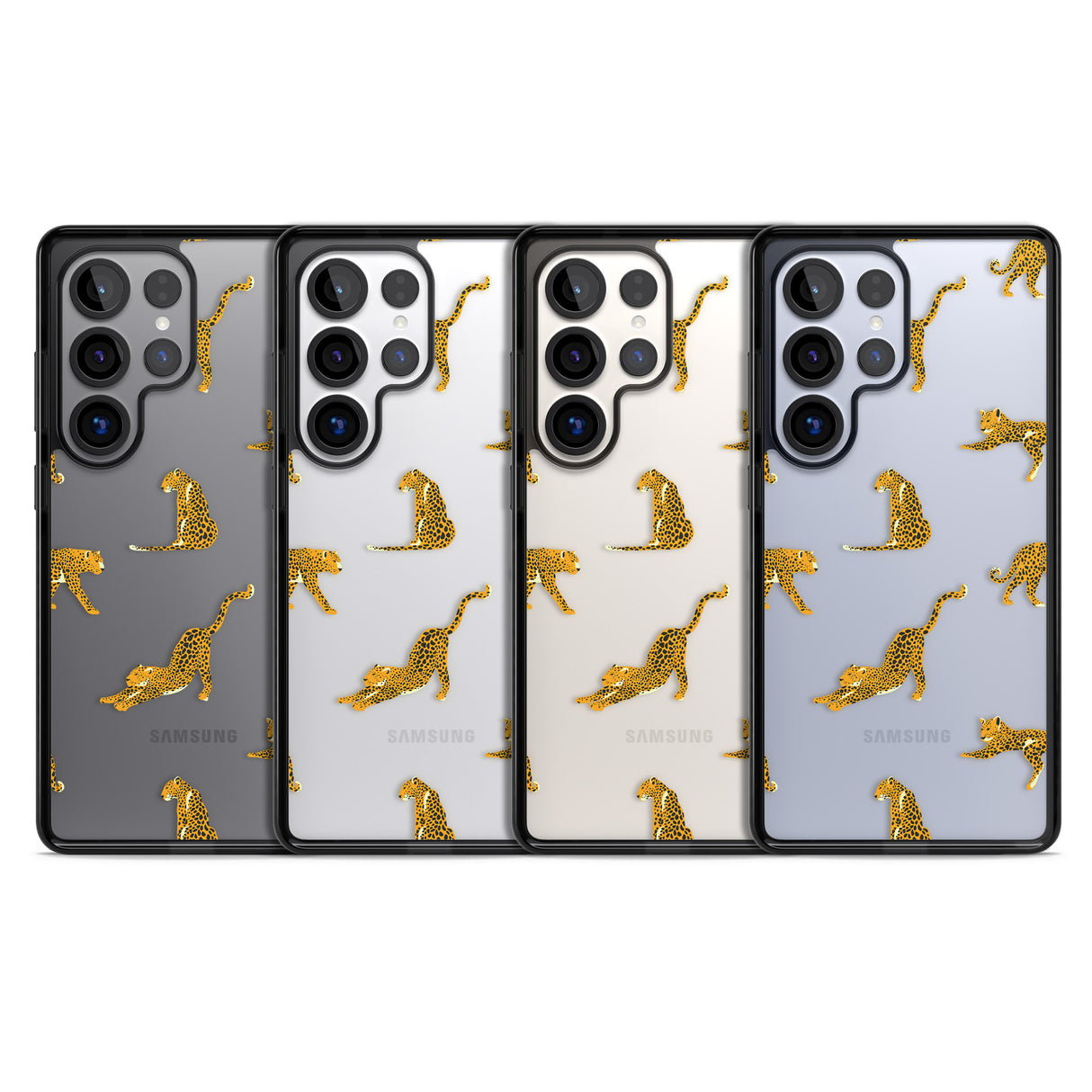 Clear Jaguar Jungle Cat Pattern