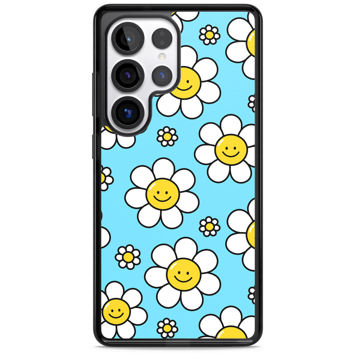 Daisy Faces Kawaii Pattern